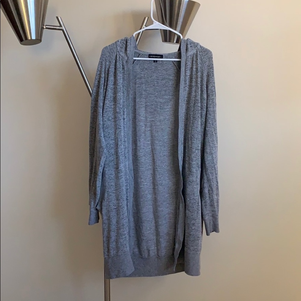 Inspired Hearts Lounging Cardigan with Hoodie